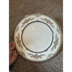Minton Stanwood‎ Gold Rimmed Dinner Plate 10 5/8" Bone China - Made in England